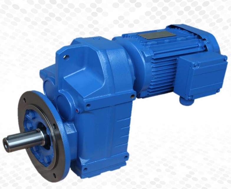 Parallel Shaft Mounted Helical Gearbox 0.18-22kW IP55 Ratio 5:1-25:1 | Shaft Mount No Foundation Required | Torque Arm Tensioner Backstop Option | Conveyor/Auger Applications | Heavy Duty UAE Industrial Solutions